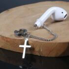 AirPods anti-lost unisex chain ear clip cross κωδ. UN.0908
