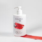 Xrwmomaska-me-keratin -Kai metaxi-kokkinh