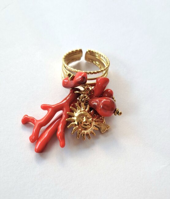 Atsalino-daxtylidi-coral-breeze-kokkino